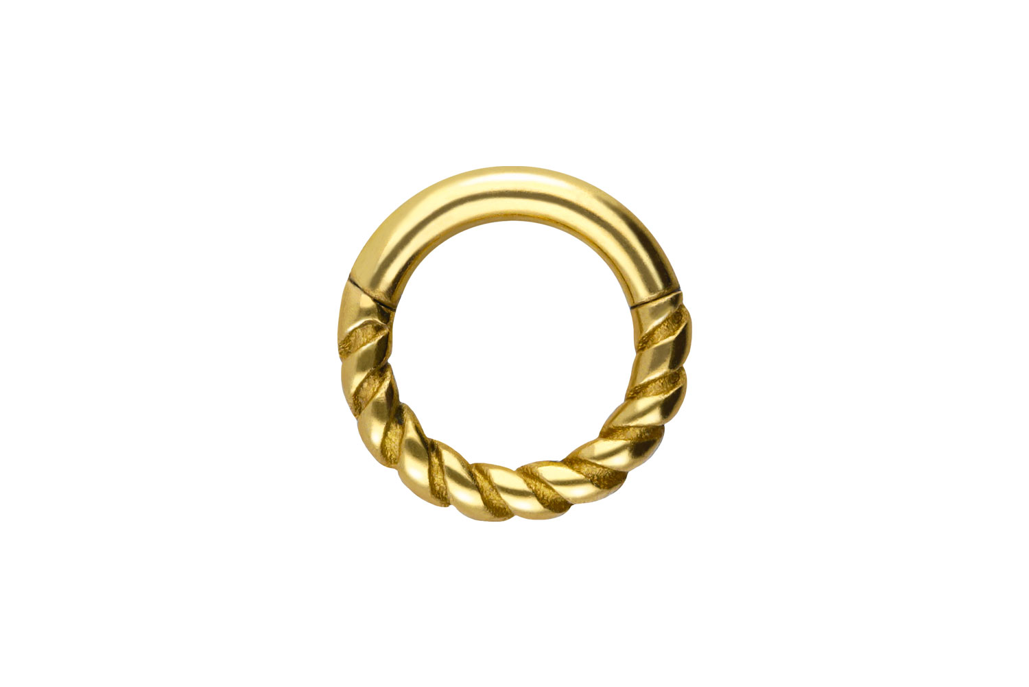 Chirurgenstahl Segmentring Clicker Piercing GEDREHT